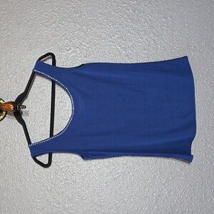 Kleids Blue Sleeveless Top